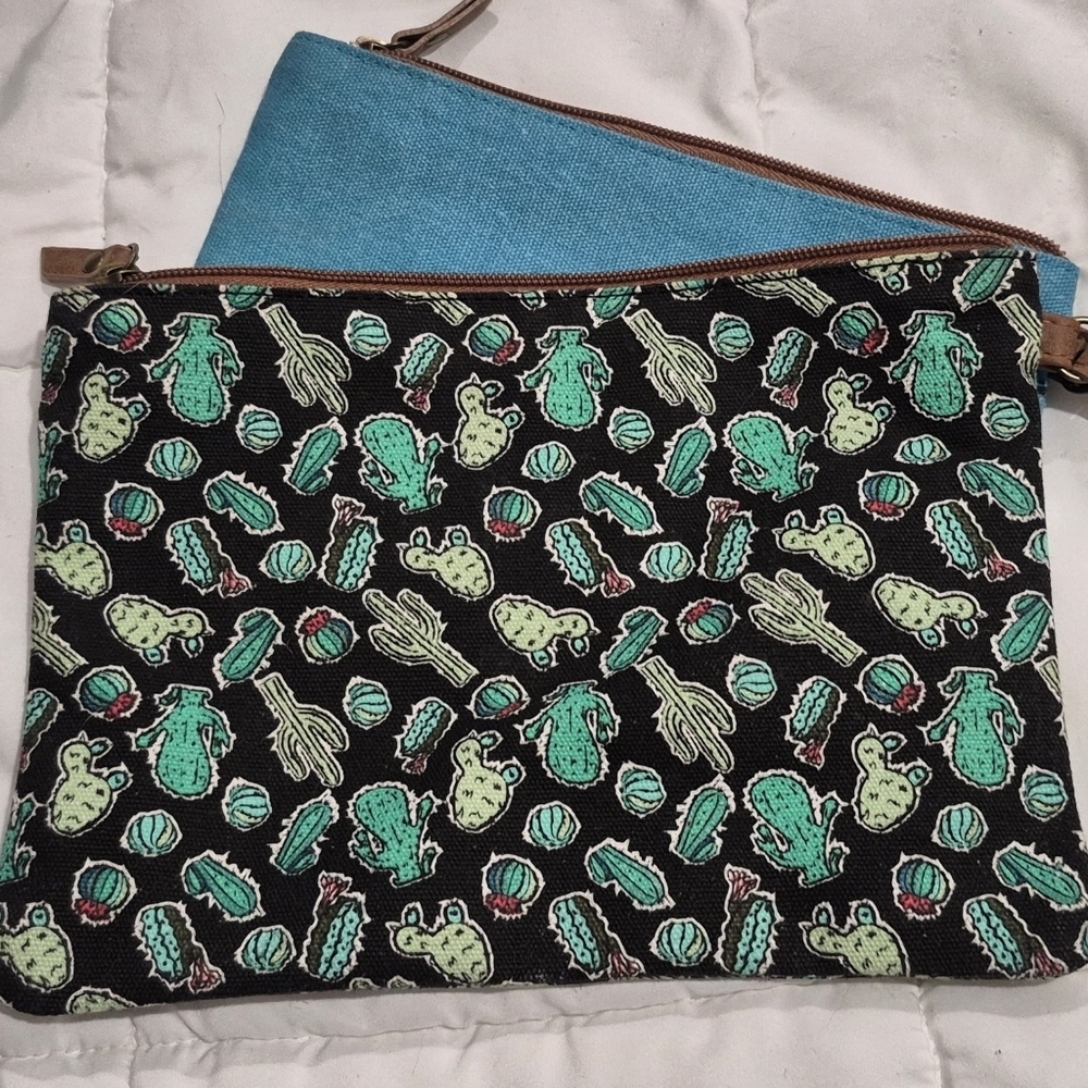 Cactus Print Clutch Set - Picture 3 of 5